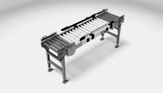 367.30 - Durchgangsstück mit Rollenförderer, Antrieb über Motorrolle (Rolle zu Rolle)